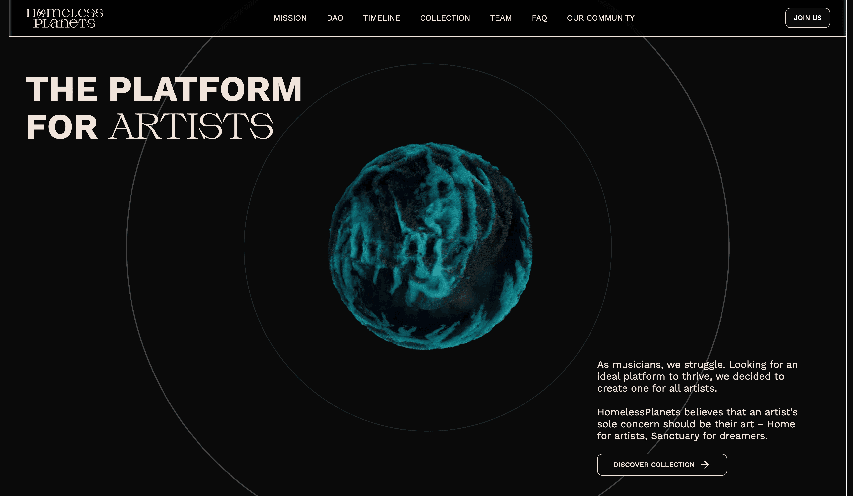 Homeless Planets Hero